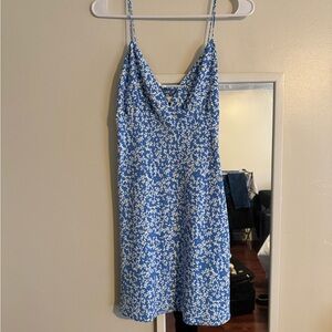 Blue floral Zara dress